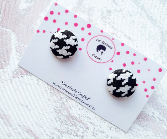 Houndstooth Buttons