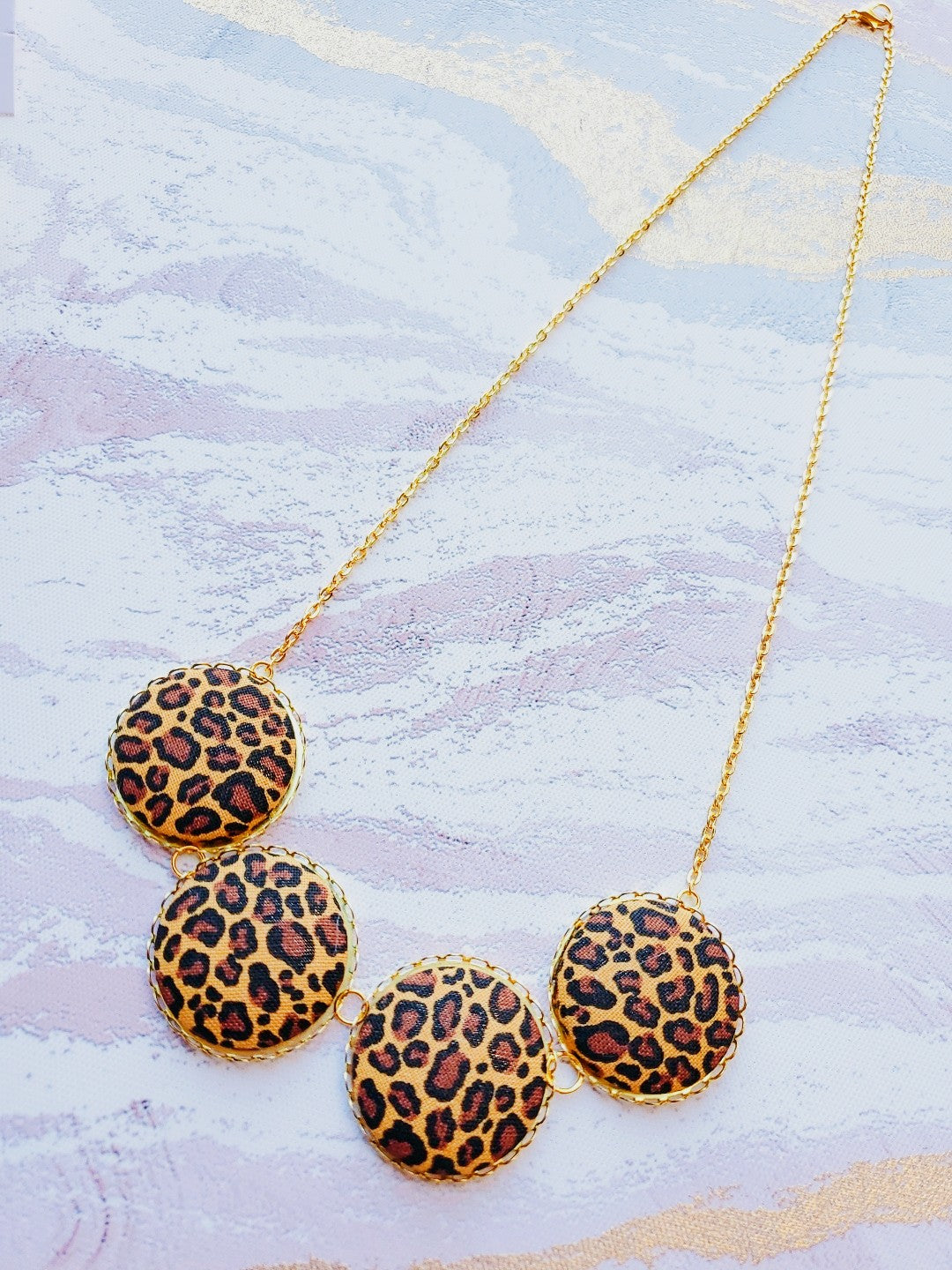 Cheetah Print Jewelry Set